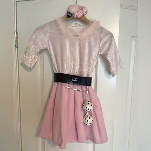 Barbie Dress Up/Costume with Barbie Scrunchie and Belt